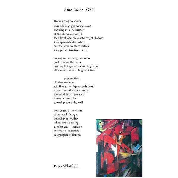 Meeting in the Middle: an Encounter Peter Whitfield and Heathcote Williams